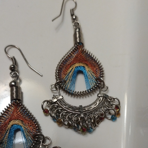 Bohemian And Dreamcatcher Beaded Earrings Set - Picture 3 of 8